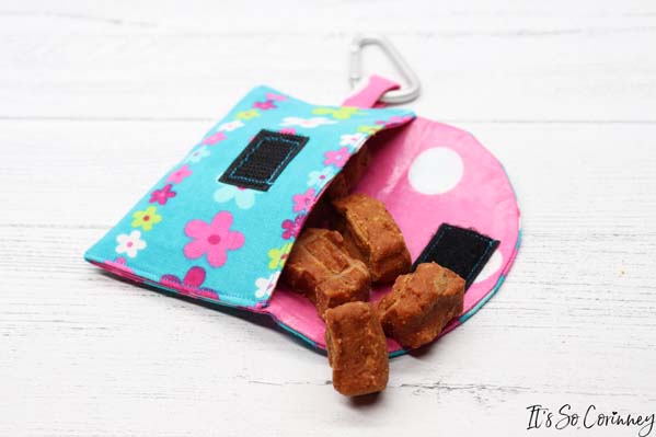 Add Dog Treats To The Dog Treat Pouch