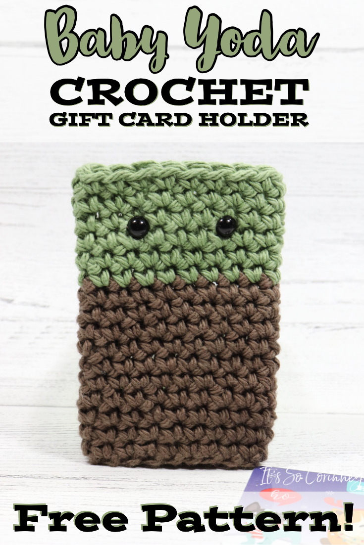 Baby Yoda Crochet Gift Card Holder Free Pattern