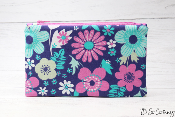 Completed Easy Zipper Pouch