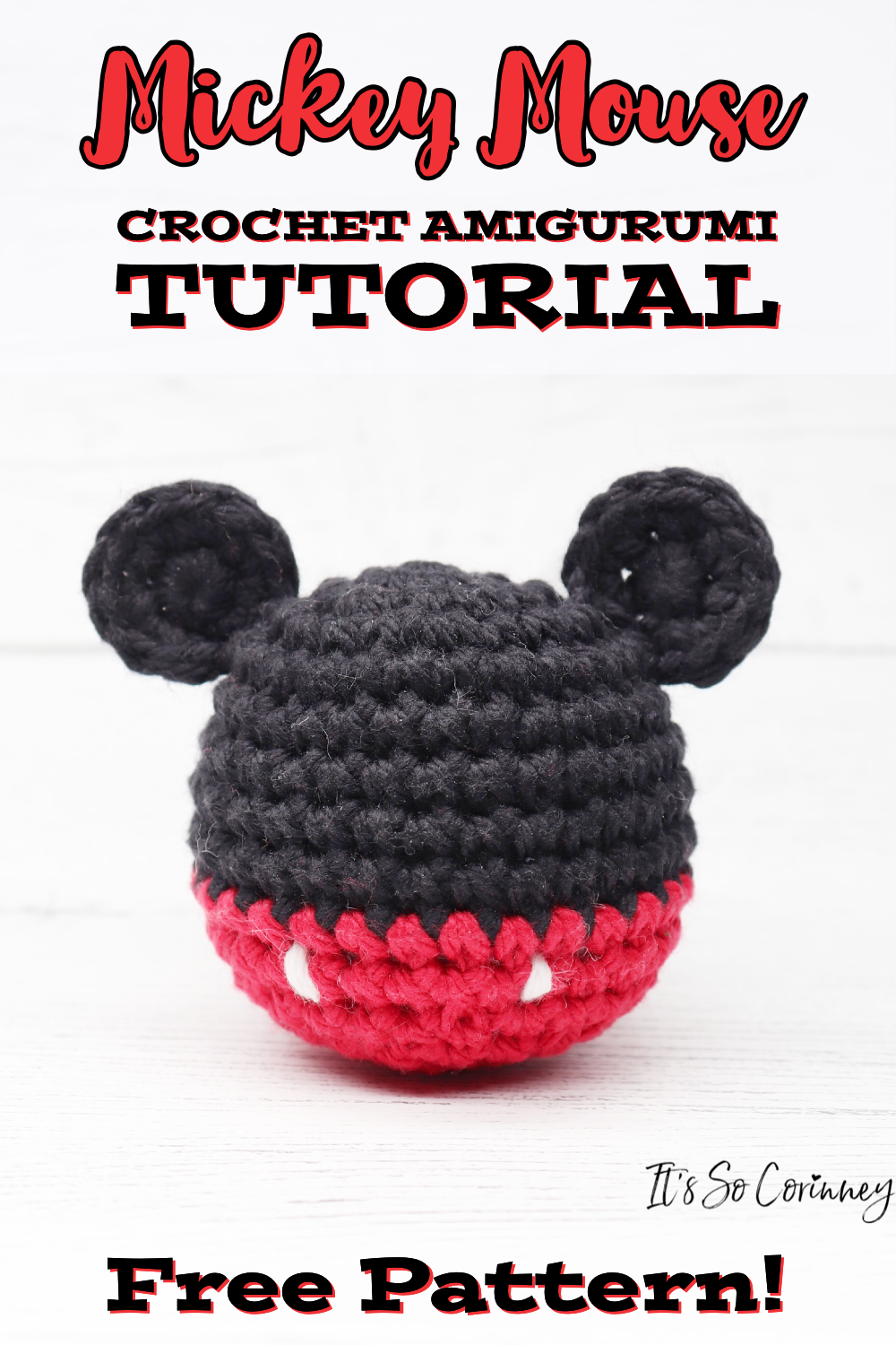 Crochet Mickey Mouse Amigurumi