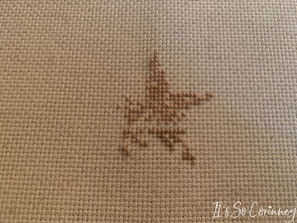 Cross Stitch Star Without Using Mighty Bright XtraFlex 2