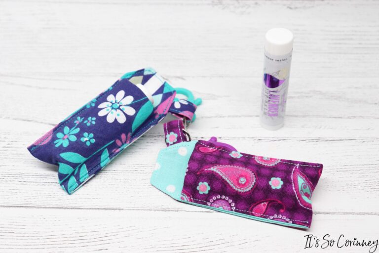 DIY Fabric Chapstick Holder It's So Corinney
