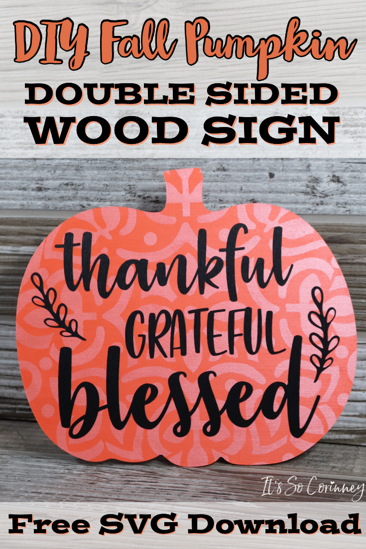 DIY Fall Pumpkin Wood Sign