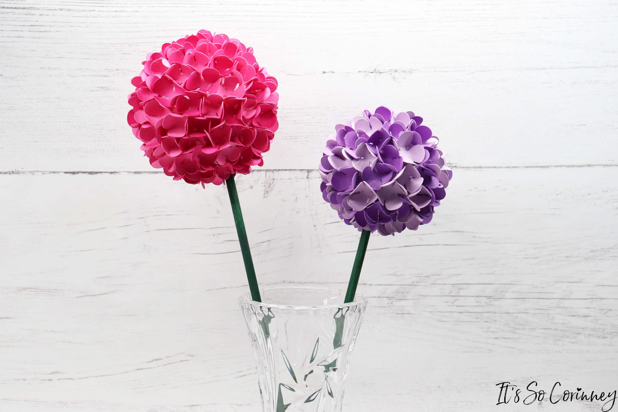 DIY Paper Flower Pomander Ball