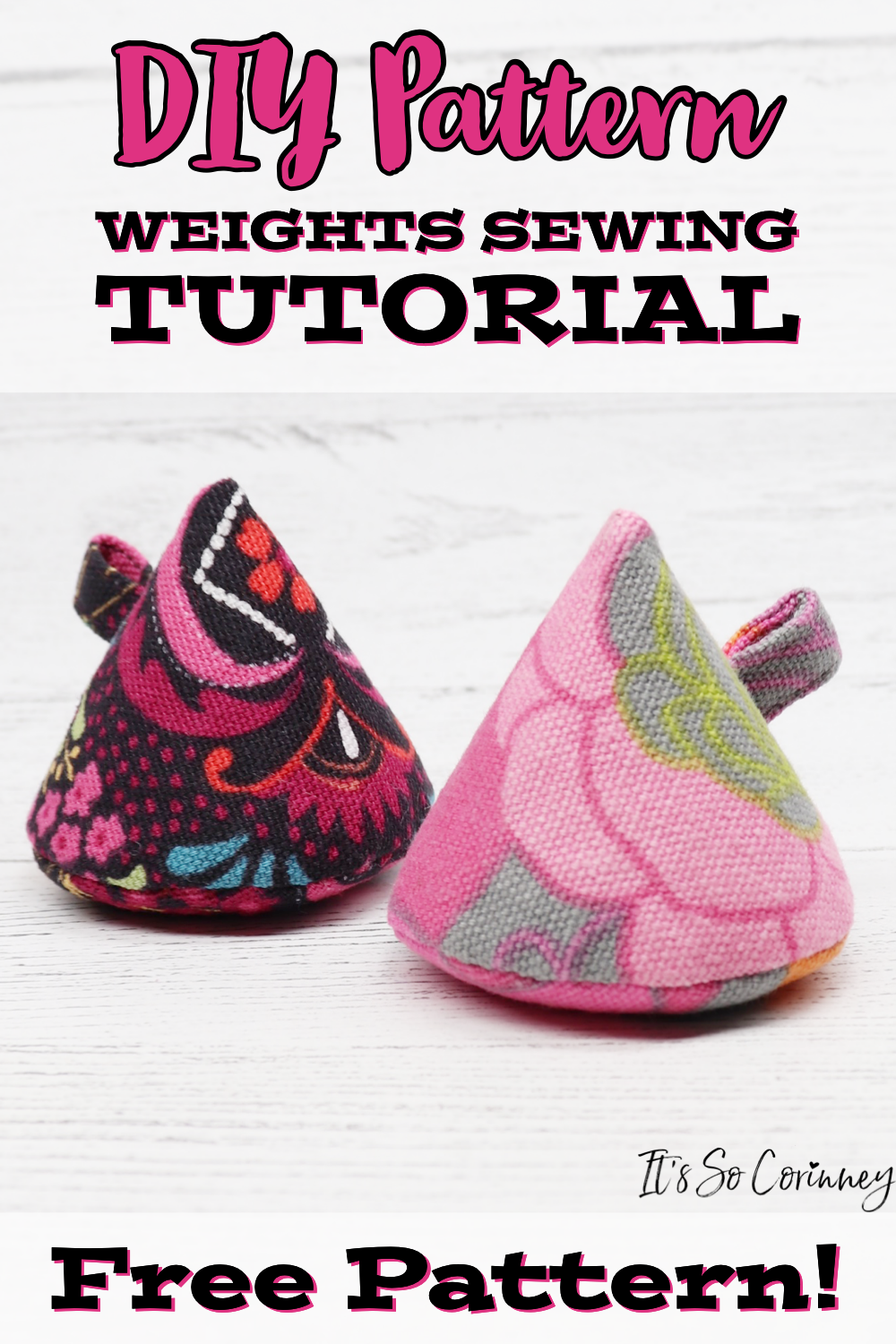 DIY Pattern Weights Sewing Tutorial - It's So Corinney