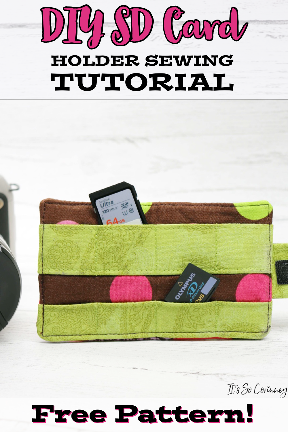 DIY SD Card Holder Sewing Tutorial