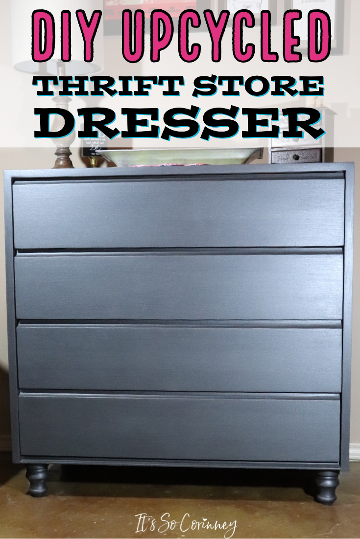 DIY Upcycled Thrift Store Dresser