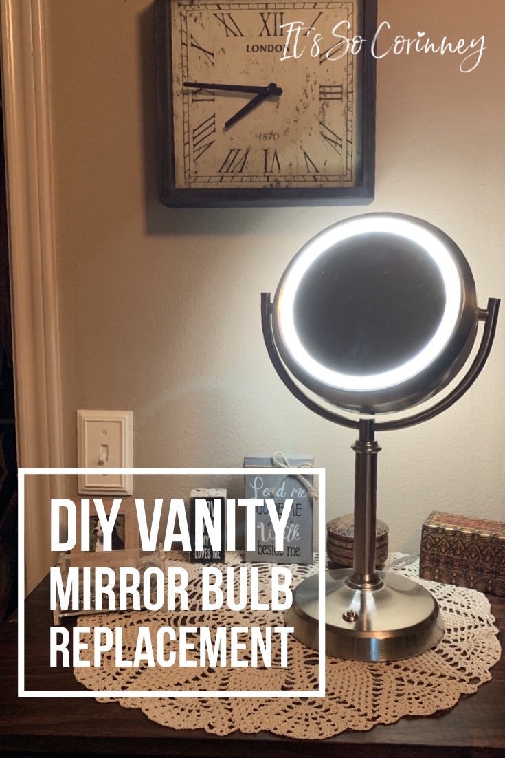 DIY Vanity Mirror Bulb Replacement