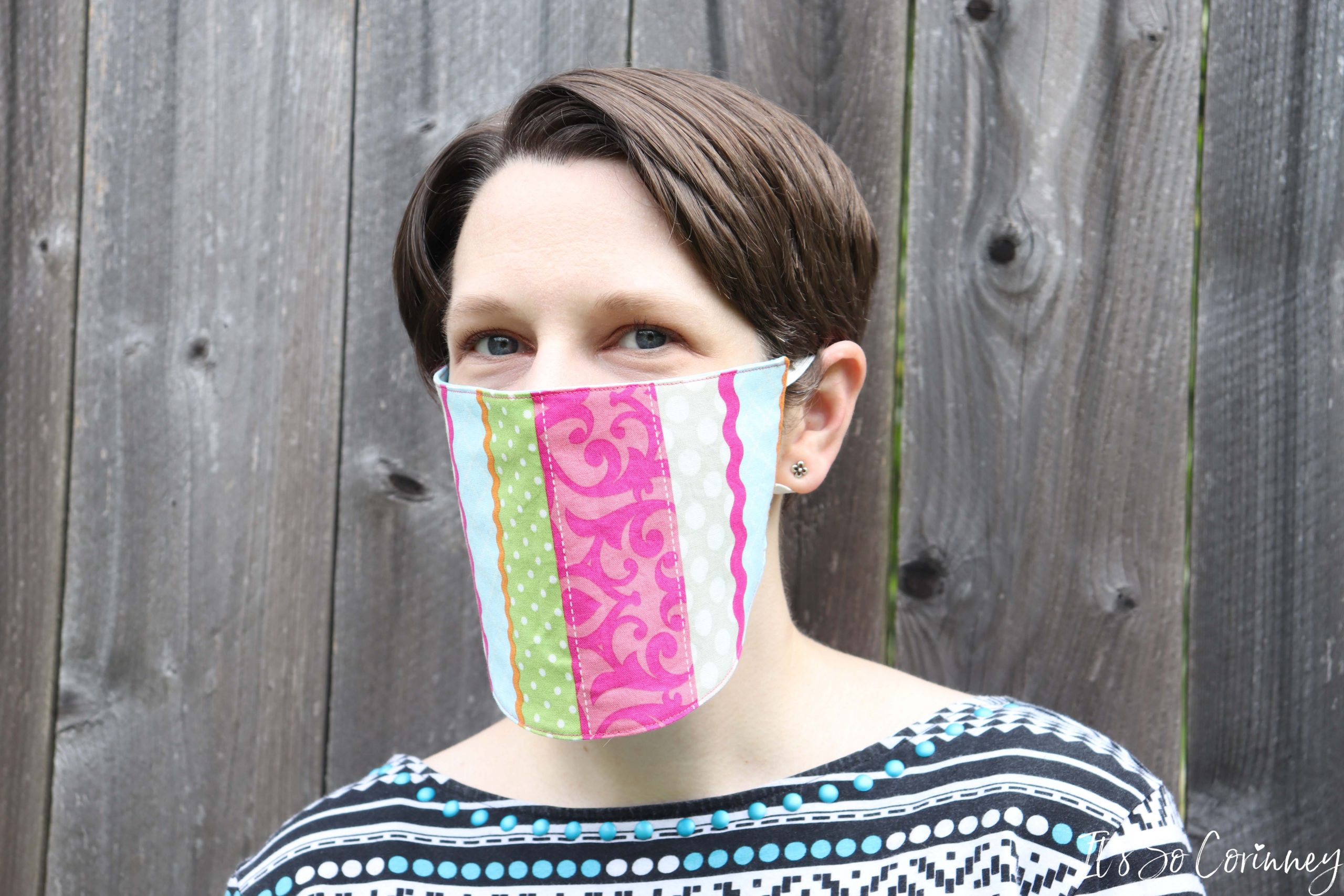 DIY Veil Face Mask Sewing Pattern