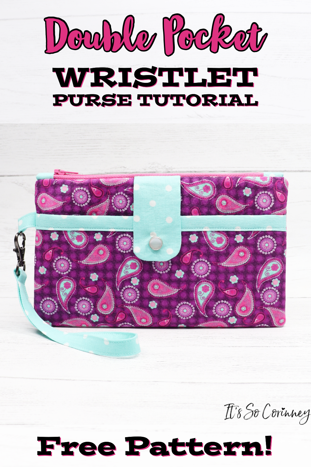New Easy Wallet Pattern with 2 Card Pockets