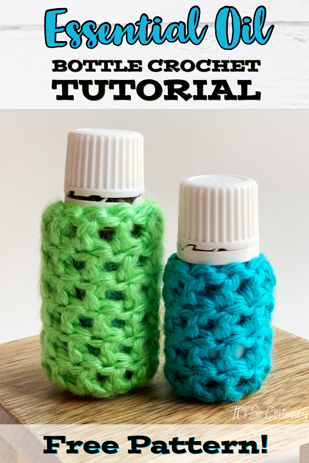 Essential Oil Bottle Crochet Tutorial