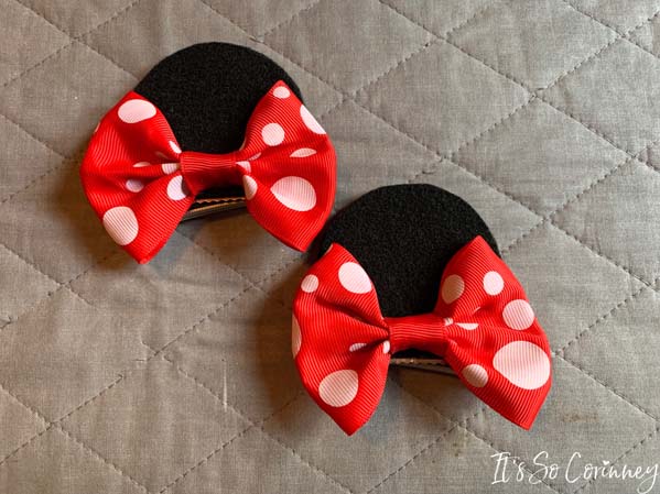 Finish The Second Minnie Mouse Ear