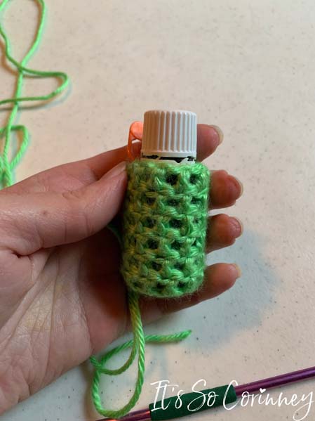 Finished 15 ml Essential Oil Bottle Sleeve