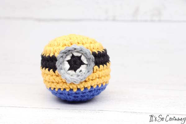 Finished Crochet Minion Amigurumi