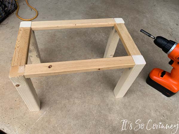 Finished Frame For Dog Crate Step Stool