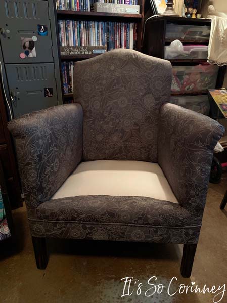 Finished Reupholstered Chair