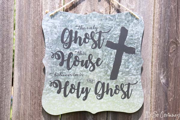 Hang Holy Ghost Fall Sign