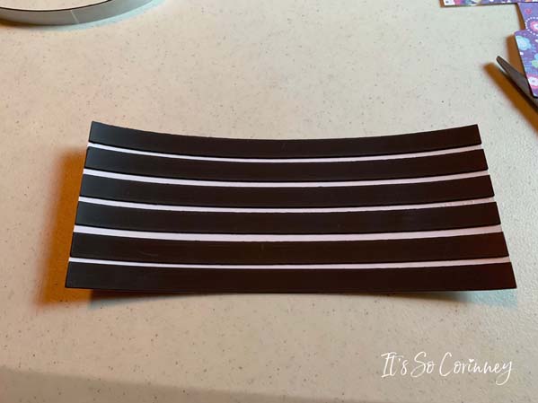 Lay Down Small Strips for Dry Erase Magnetic Calendar