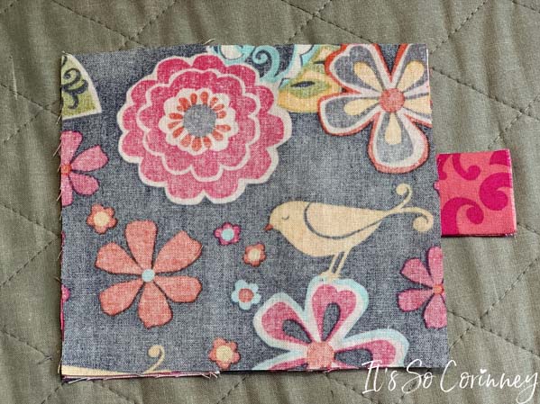Lay Outside Piece Right Sides Together On Top Of Pockets