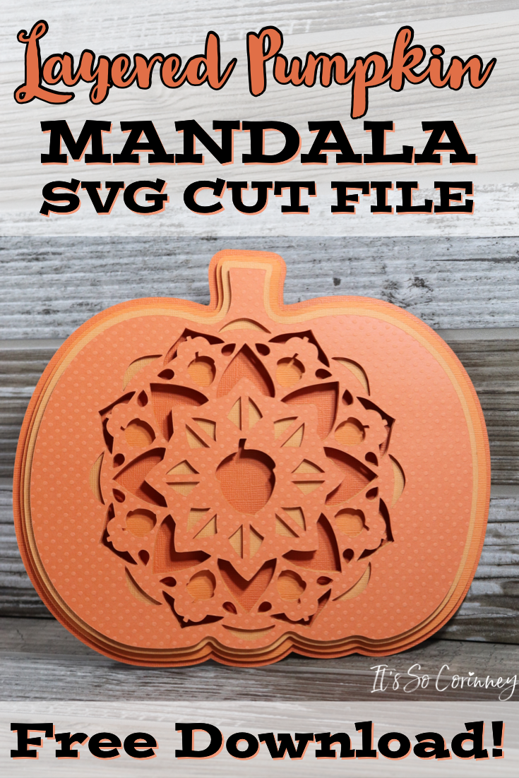 Layered Pumpkin Mandala Free SVG Cut File