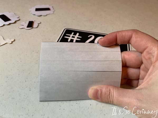 Magnetic Strips for Custom DIY Magnets are Precut