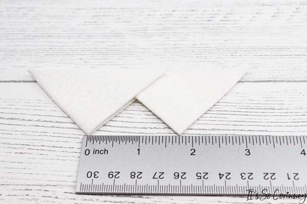 Measure White Triangles