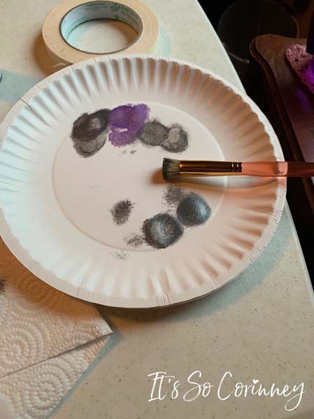 Paper Plate with Paint