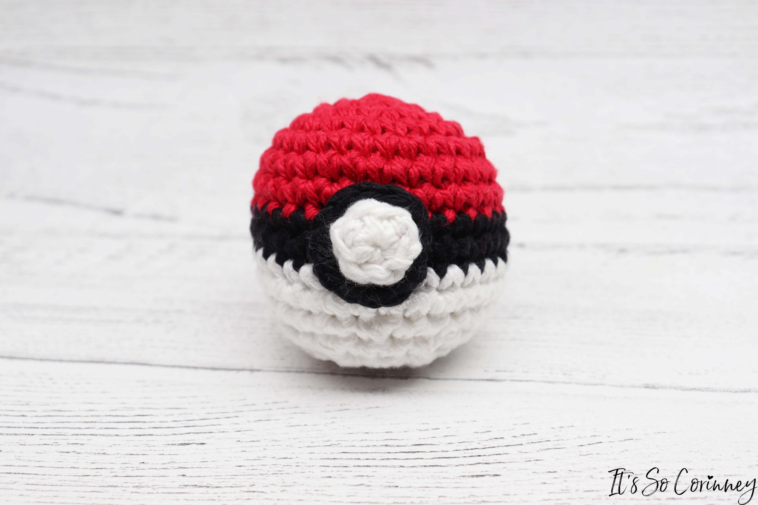 Pokémon Ball Crochet Pattern - It's So Corinney