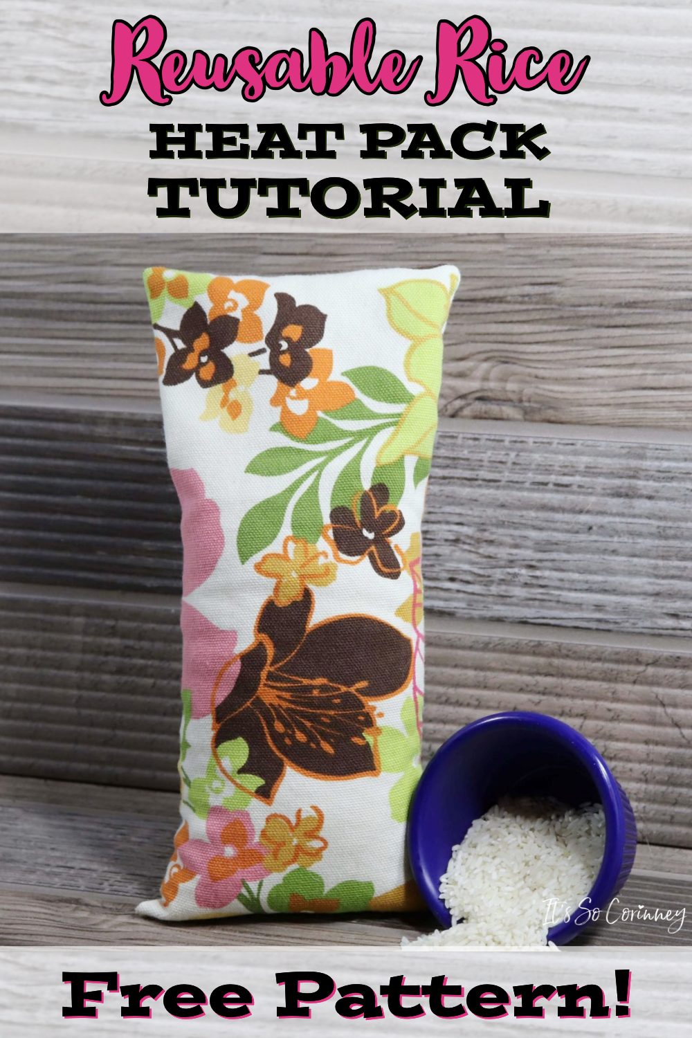 Reusable Rice Heat Pack Sewing Tutorial