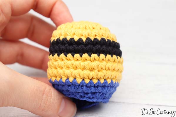 Round 13 Of Crochet Minion Amigurumi