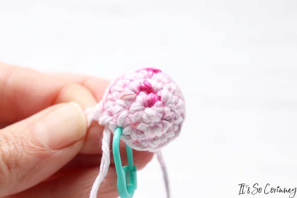 Round 3 Of Crochet Bunny Rabbit Tail