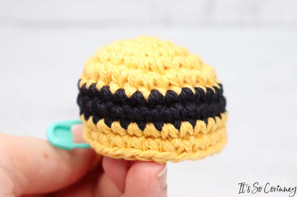 Round 9 Of Crochet Minion Amigurumi