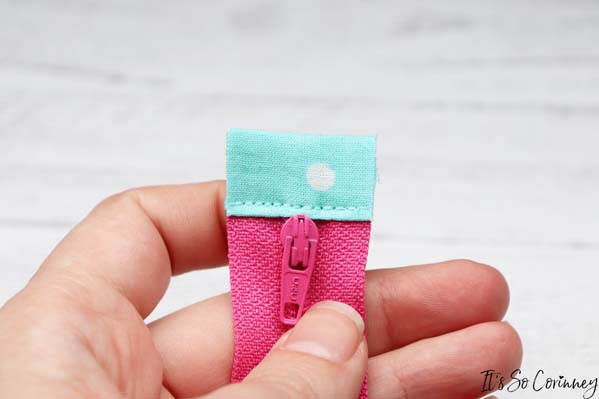Sew And Trim Zipper End Tab
