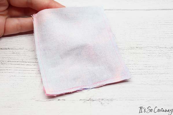 Sew Around Two Sides And Bottom Of DIY Lavender Sachet