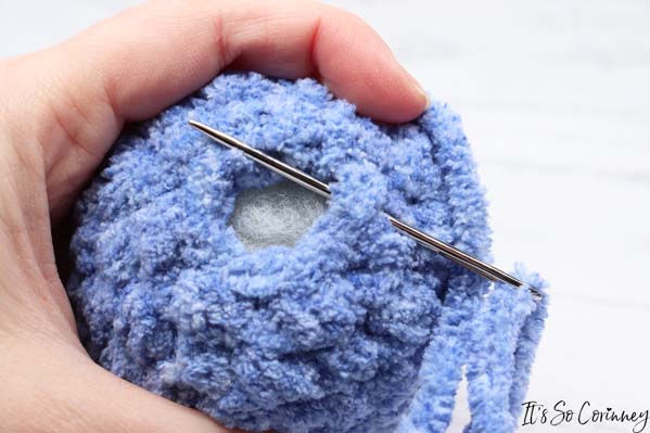 Sew Closed Hole In Head With Yarn Needle
