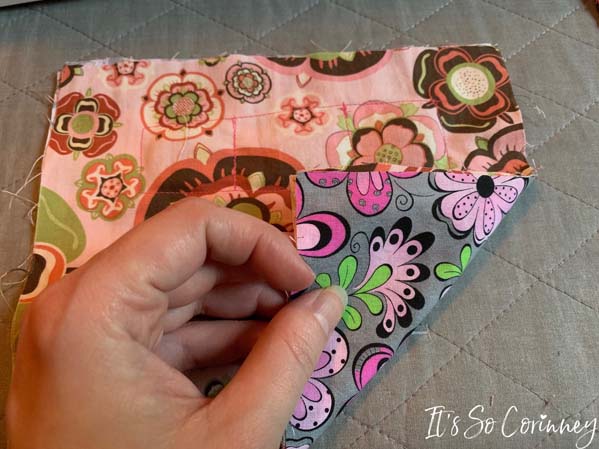 Sew Magnet Fabric To Back Outside Piece