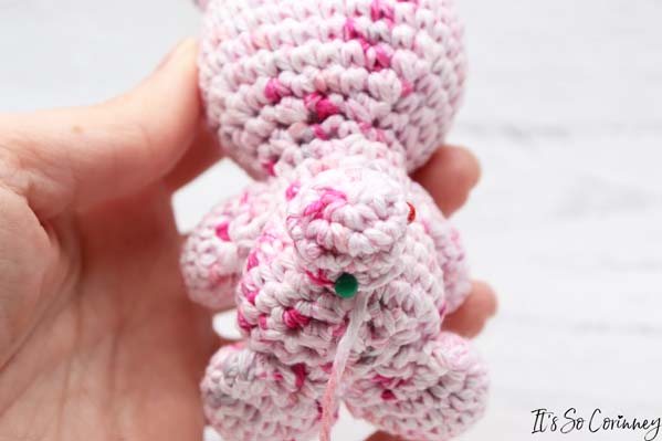 Sew On The Tail Of Crochet Bunny Rabbit