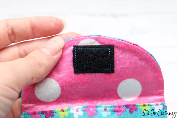 Sew The Top Part Of The Velcro