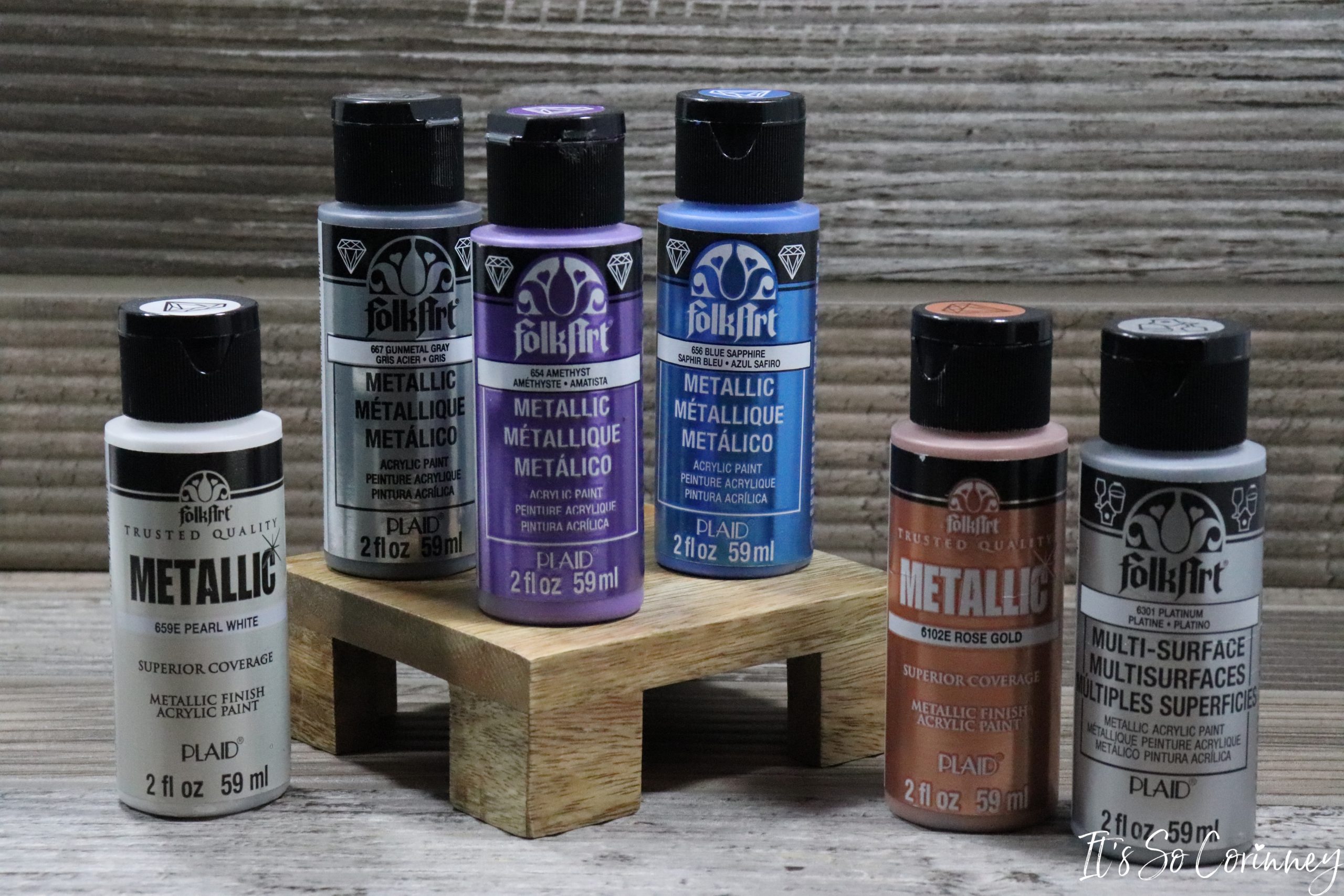 Should You Use FolkArt Metallic Paint? - It's So Corinney