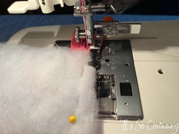 Use Zipper Foot To Sew Down